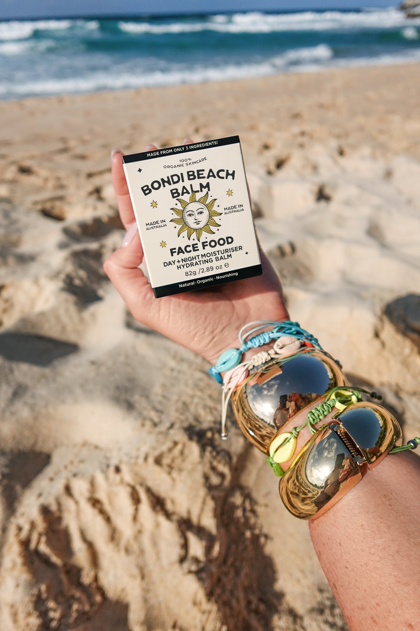 Bondi Beach Balm – FACE FOOD Organic Face Balm Moisturiser (82gm)