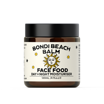 Jar of Bondi Beach Balm Face Food on a white background